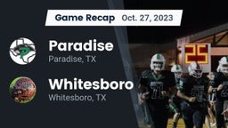 Recap: Paradise  vs. Whitesboro  2023