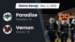 Recap: Paradise  vs. Vernon  2023