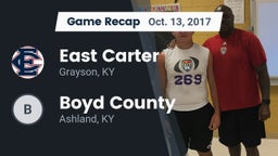 Recap: East Carter  vs. Boyd County  2017