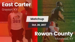 Matchup: East Carter vs. Rowan County  2017