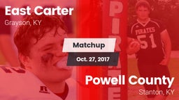 Matchup: East Carter vs. Powell County  2017