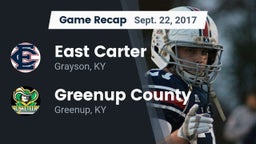 Recap: East Carter  vs. Greenup County  2017