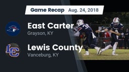 Recap: East Carter  vs. Lewis County  2018