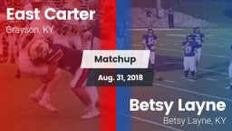 Matchup: East Carter vs. Betsy Layne  2018