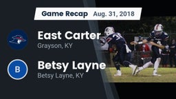 Recap: East Carter  vs. Betsy Layne  2018
