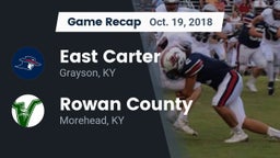 Recap: East Carter  vs. Rowan County  2018