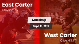 Matchup: East Carter vs. West Carter  2019