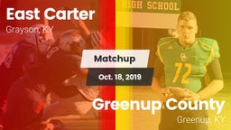 Matchup: East Carter vs. Greenup County  2019