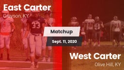 Matchup: East Carter vs. West Carter  2020
