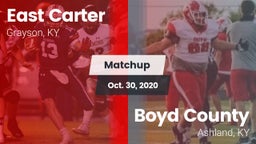 Matchup: East Carter vs. Boyd County  2020