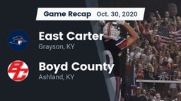 Recap: East Carter  vs. Boyd County  2020