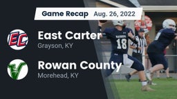 Recap: East Carter  vs. Rowan County  2022