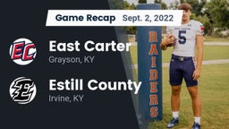 Recap: East Carter  vs. Estill County  2022