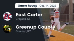 Recap: East Carter  vs. Greenup County  2022