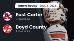 Recap: East Carter  vs. Boyd County  2023