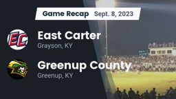 Recap: East Carter  vs. Greenup County  2023