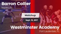 Matchup: Collier vs. Westminster Academy 2017