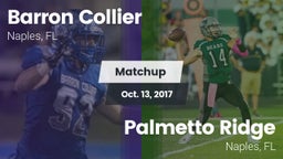 Matchup: Collier vs. Palmetto Ridge  2017