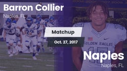Matchup: Collier vs. Naples  2017