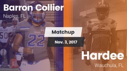 Matchup: Collier vs. Hardee  2017