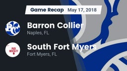 Recap: Barron Collier  vs. South Fort Myers  2018