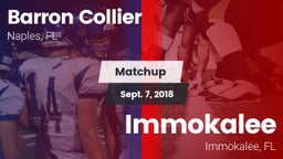 Matchup: Collier vs. Immokalee  2018