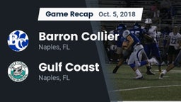 Recap: Barron Collier  vs. Gulf Coast  2018