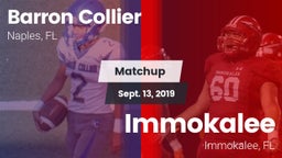 Matchup: Collier vs. Immokalee  2019