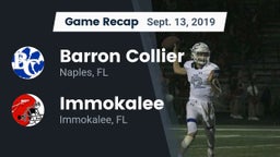 Recap: Barron Collier  vs. Immokalee  2019