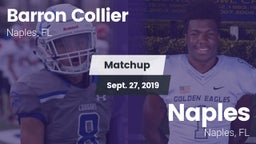 Matchup: Collier vs. Naples  2019