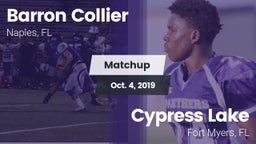 Matchup: Collier vs. Cypress Lake  2019