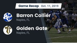 Recap: Barron Collier  vs. Golden Gate  2019