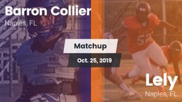 Matchup: Collier vs. Lely  2019