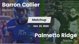 Matchup: Collier vs. Palmetto Ridge  2020