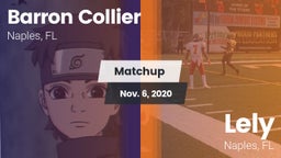 Matchup: Collier vs. Lely  2020