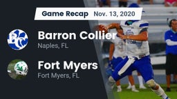 Recap: Barron Collier  vs. Fort Myers  2020