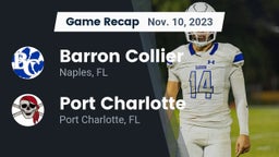 Recap: Barron Collier  vs. Port Charlotte   2023