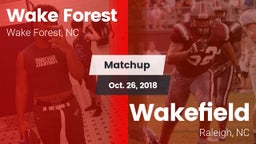 Matchup: Wake Forest vs. Wakefield  2018