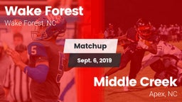 Matchup: Wake Forest vs. Middle Creek  2019