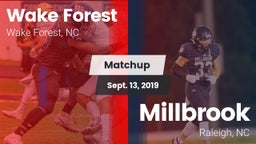 Matchup: Wake Forest vs. Millbrook  2019