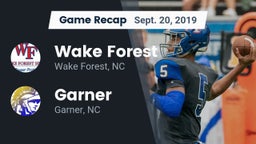 Recap: Wake Forest  vs. Garner  2019
