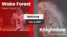 Matchup: Wake Forest vs. Knightdale  2019