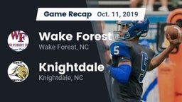 Recap: Wake Forest  vs. Knightdale  2019