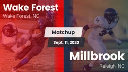 Matchup: Wake Forest vs. Millbrook  2020