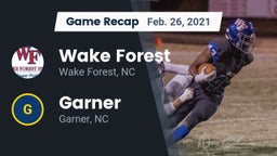 Recap: Wake Forest  vs. Garner  2021