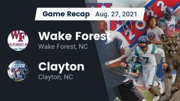 Recap: Wake Forest  vs. Clayton  2021