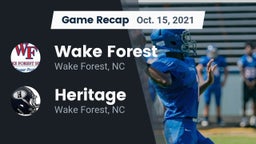 Recap: Wake Forest  vs. Heritage  2021