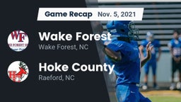 Recap: Wake Forest  vs. Hoke County  2021