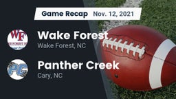 Recap: Wake Forest  vs. Panther Creek  2021
