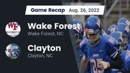 Recap: Wake Forest  vs. Clayton  2022